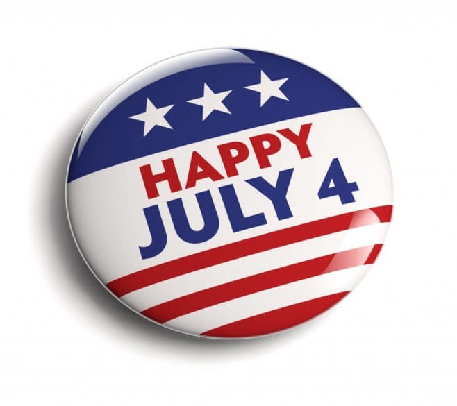 4th of July button