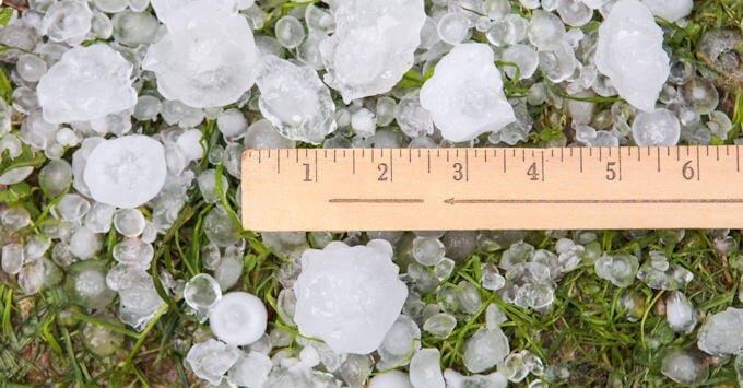 Hail damage