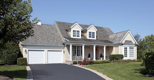 New home in the suburb